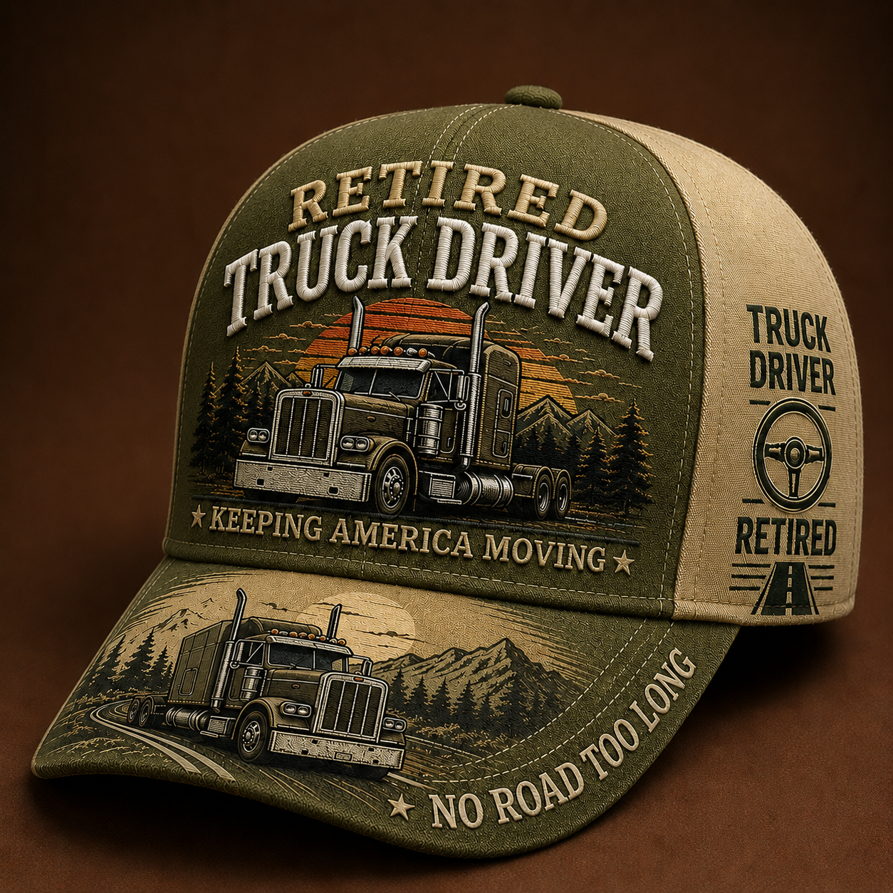 💥LAST DAY49% OFF -🚛 RETIRED TRUCK DRIVER CAP