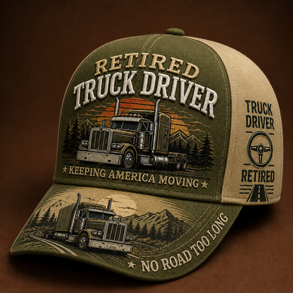 💥LAST DAY49% OFF -🚛 RETIRED TRUCK DRIVER CAP