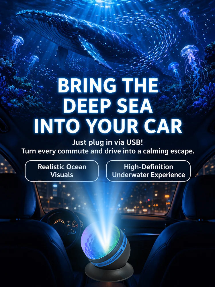 Deep Sea & Star Hologram Projector | Large-sphere projection & 4K immersive visuals