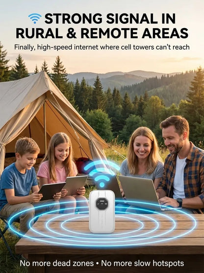 Buy 2 Free shipping🎁Next-Gen Satellite WiFi6+ Portable Router - 500Mbps Stay connected all day with our pocket router- Nationwide Clearance