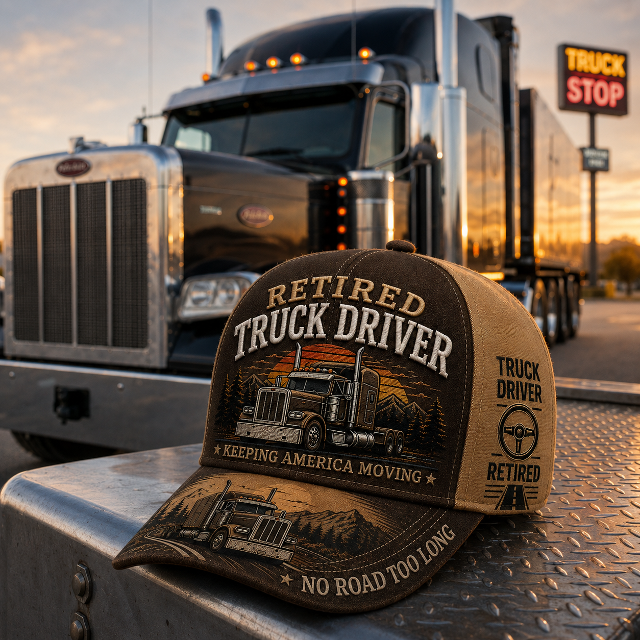 💥LAST DAY49% OFF -🚛 RETIRED TRUCK DRIVER CAP