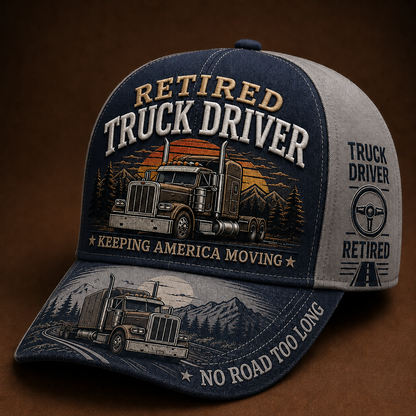 💥LAST DAY49% OFF -🚛 RETIRED TRUCK DRIVER CAP