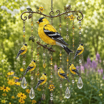 A Colorful Hummingbird Wind Chime for a More Romantic Home