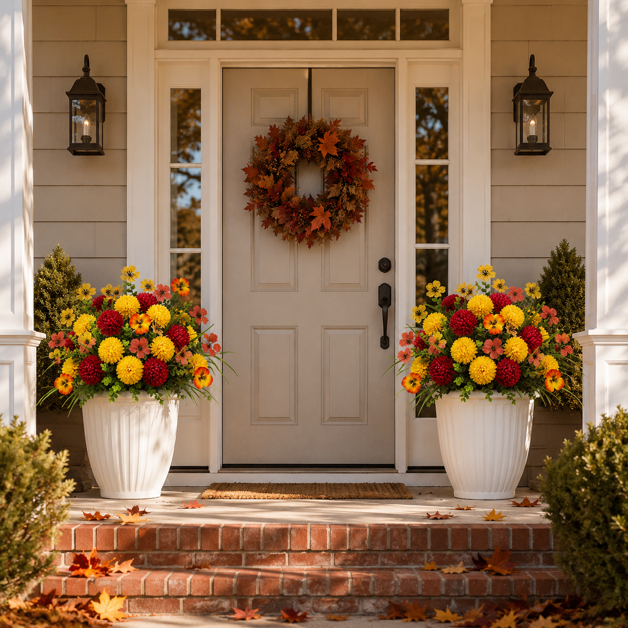 Artificial Fall Flower Set – UV-Resistant, Wind-Resistant & Fade-Resistant