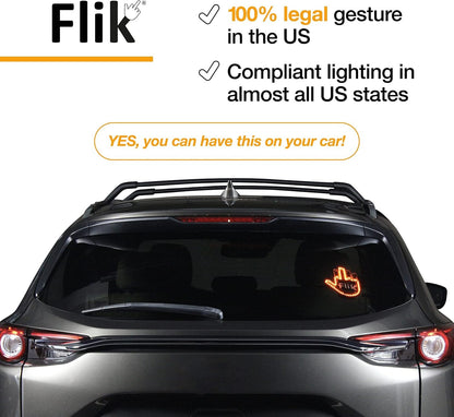 FLIK - THE ORIGINAL Middle Finger Light - Hottest Gifted Car Accessories