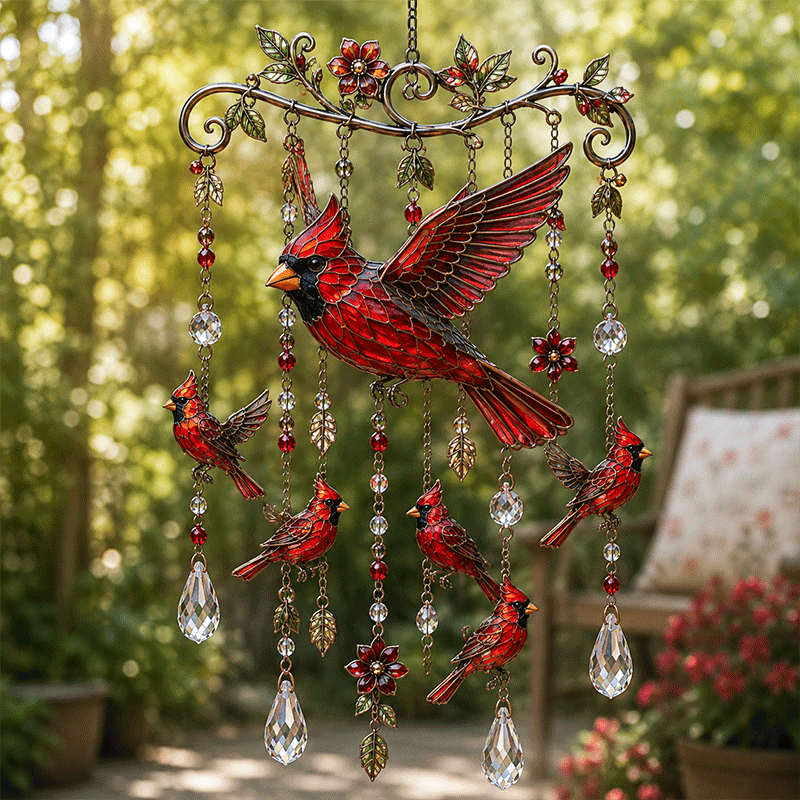 A Colorful Hummingbird Wind Chime for a More Romantic Home