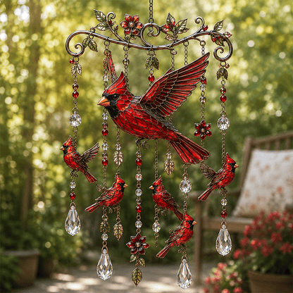 A Colorful Hummingbird Wind Chime for a More Romantic Home