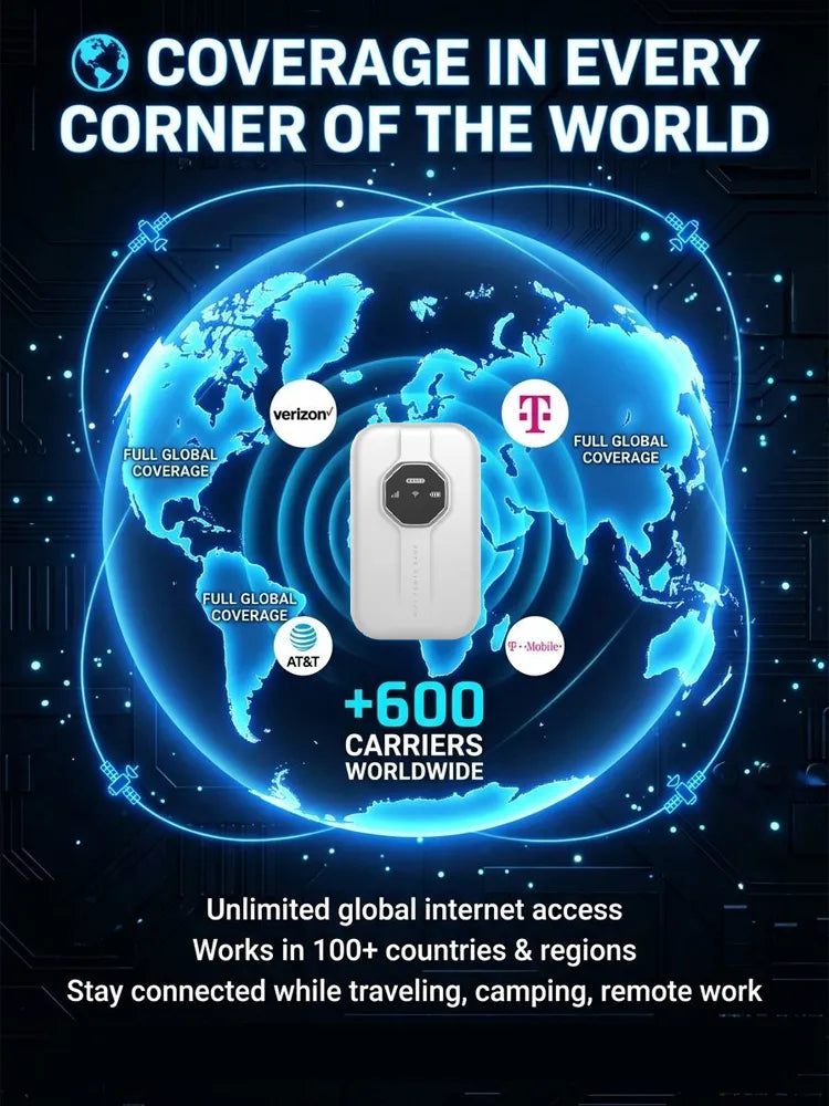 Buy 2 Free shipping🎁Next-Gen Satellite WiFi6+ Portable Router - 500Mbps Stay connected all day with our pocket router- Nationwide Clearance
