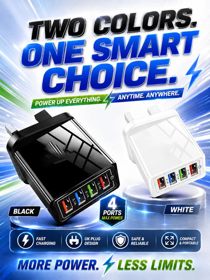 Improve Your Phone's Battery Life⚡4-in-1 Travel Charger🚀 Make your 4-year-old smartphone charge faster than a new one