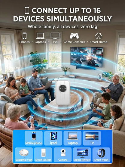Buy 2 Free shipping🎁Next-Gen Satellite WiFi6+ Portable Router - 500Mbps Stay connected all day with our pocket router- Nationwide Clearance
