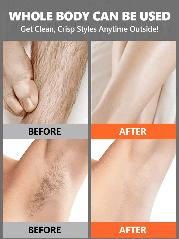 【German precision engineering, a best-selling shaver in Europe and America!】The new generation dual-head pocket shaver，Instant shaving, haircutting, and hair removal in just 1 second! Suitable for the whole family!