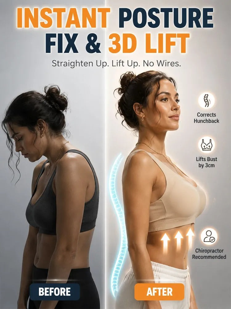 PostureLift™ Posture Correcting Seamless Bra | Lifts in 3s & Instantly Smooths Back Fat