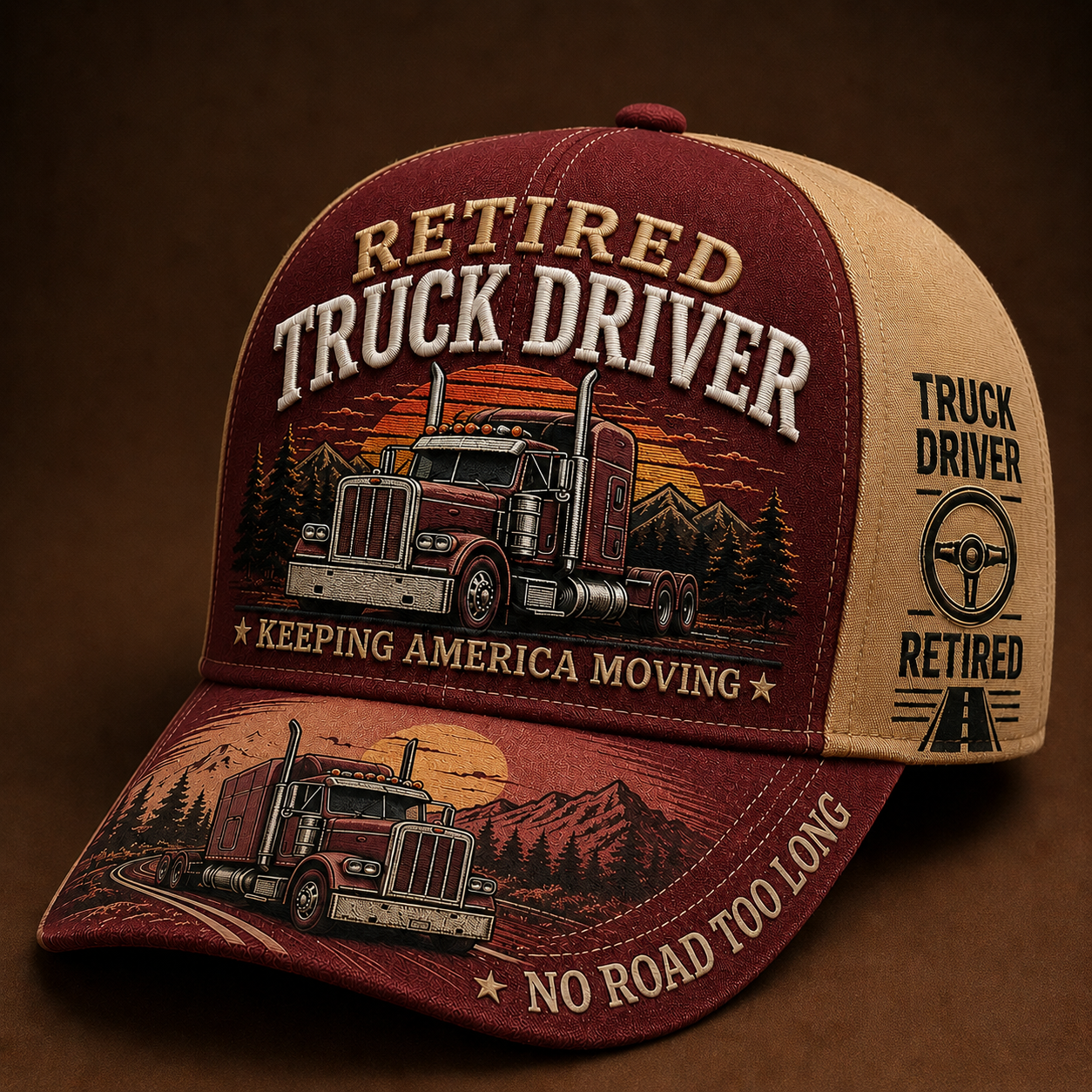 💥LAST DAY49% OFF -🚛 RETIRED TRUCK DRIVER CAP