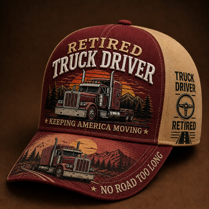 💥LAST DAY49% OFF -🚛 RETIRED TRUCK DRIVER CAP
