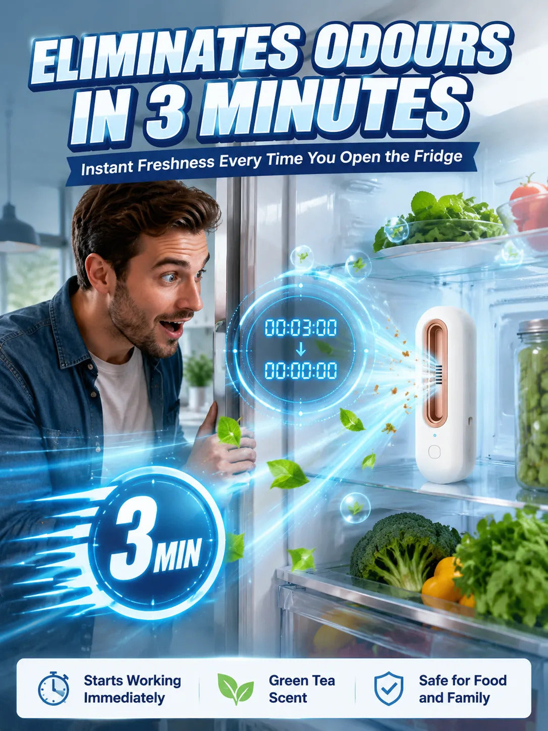 The “Cruise-Ship” Fridge Preserver | Keep Groceries Fresh 3X Longer & Stop Supermarket Spoilage